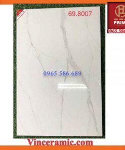 Gạch lát 600x900 Prime 8007 vân đá Marble trắng xám
