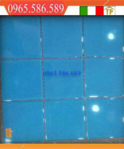 Gạch Mosaic thuỷ tinh màu xanh nhạt VINTB803