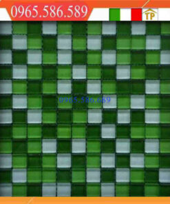 Gạch Mosaic thuỷ tinh màu-xanh dương VINTB009