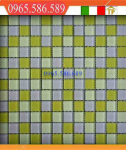 Gạch Mosaic thuỷ tinh màu-vàng VINTB013