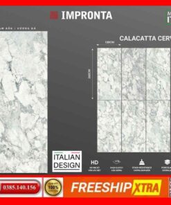 Gạch 120x260 spain mpronta-calacatta-cervaiole