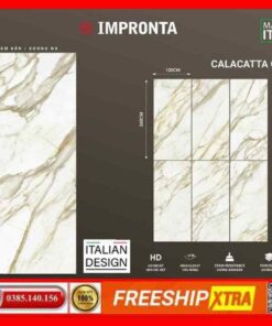 Gạch 120x260 spain mpronta-calacatta-gold-