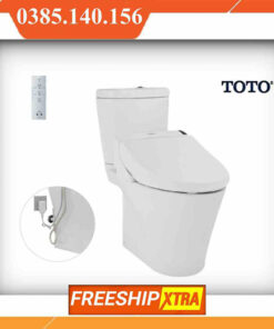 Bồn cầu Toto CS819DSW6 2 khối sứ kháng khuẩn