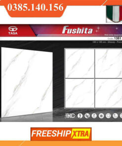 Gạch 1mx1m Fushita 1351 màu trắng xám calacata