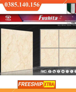 Gạch 1mx1m Fushita 1352 màu vàng kem