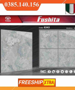 Gạch 60x60 Fushita 6343 màu xám