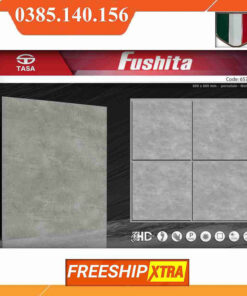 Gạch 60x60 Fushita 6572 xám bê tông