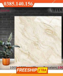 Gạch 1mx1m Catalan 1005 vân mây vàng
