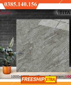 Gạch 1mx1m Catalan 1007 vân mây xám