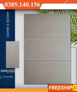 Gạch 30x60 nordic-store-A36NG302 đá mờ xám nhạt