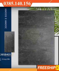 Gạch 30x60 nordic-store-a36sb401 đá mờ xám đậm