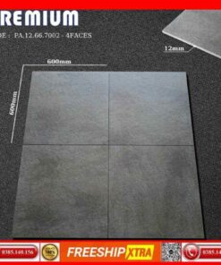 Gạch 60x60 Apodio FA-12667002 đá nhám lát sân xám Antislip