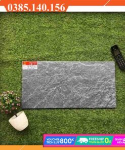 Gạch 30x60 Prime 9582 đá mờ tông xám lát sân nhà xe-gara