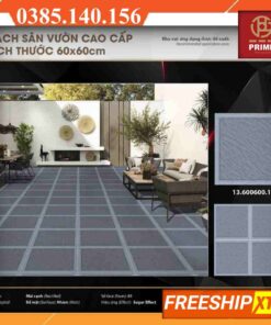 Gạch 60x60 sân vườn Prime 10319 chống trơn