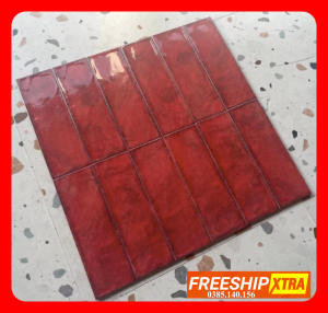 Gạch mosaic màu đỏ