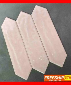 Gạch Mosaic gốm mũi tên M75316J màu hồng pink VINMT316J