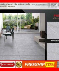 Gạch 60x60 Prime 20105 màu xám xi măng