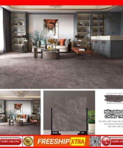 Gạch 60x60 Prime 60157 màu nâu đậm