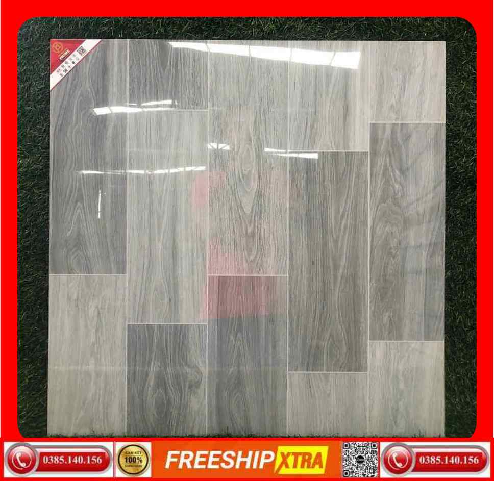 Gạch 60x60 Prime 6639 vân gỗ xám
