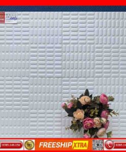 Gạch 30x30 Prime 18837 đá mờ khuôn massage màu trắng