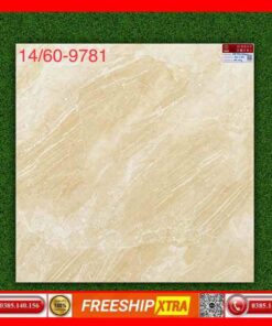 Gạch 60x60 Prime 9781 đá mờ màu vàng