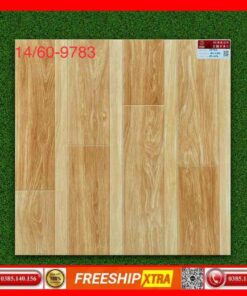 Gạch 60x60 Prime 9783 vân gỗ nâu