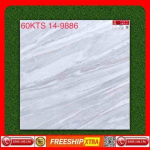 Gạch 60x60 Prime 9886 vân mây xám