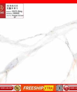 Gạch 60x60 Prime 29570 vân đá Marbal trắng xám