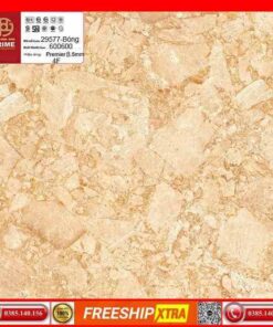 Gạch 60x60 Prime 29577 vân đá Marbal vàng