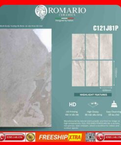 Gạch lát Spain 60x120 ROMARIO CD121J81P màu xám
