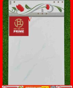Gạch ốp 25x40 Prime 2007V màu trắng vân xám