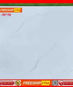 Gạch lát 50x50 Prime 15050 màu trắng vân xám nhẹ