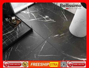 Gạch 60x120 Italy FLORINA-FL126M6 đen tia chớp xám