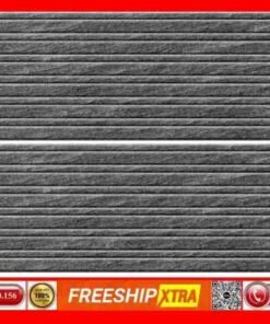 Gạch ốp 20x60 Prime 18102 đá ghép trang trí màu xám