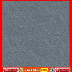 Gạch 30x60 Prime 9584 đá nhám khuôn nổi lát sân màu xám