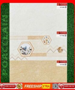 Gạch 30x60 Prime 3656-3658-3657-3659 đá bóng kính màu vàng