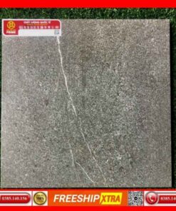 Gạch 40x40 Prime 4006 đá mờ lát sân vân xám
