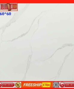 Gạch lát 60x60 Prime 15213 trắng vân xám