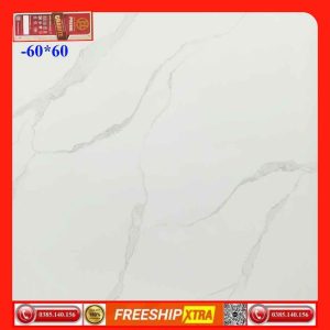 Gạch lát 60x60 Prime 15213 trắng vân xám