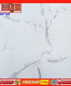 Gạch 60x60 Prime 17156 trắng vân xám