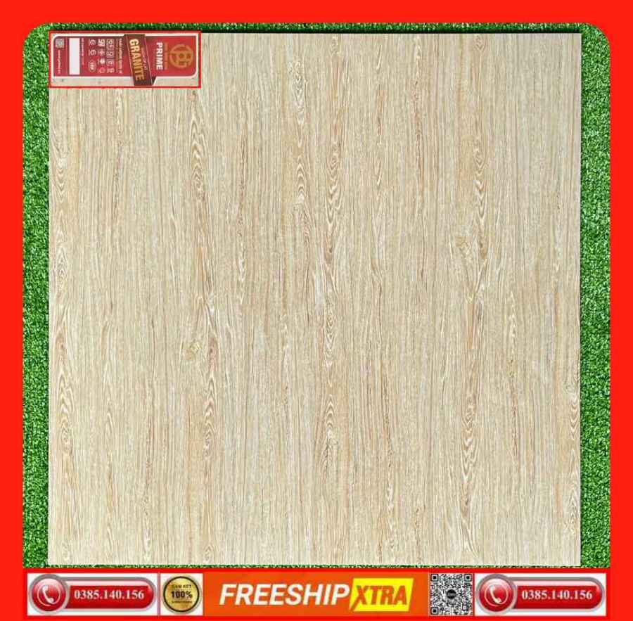 Gạch 60x60 Prime 17162 vân gỗ vàng