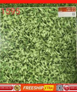 Gạch 40x40 Prime 1595 sân vườn cỏ xanh