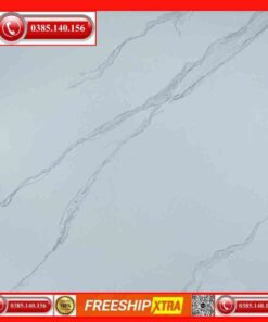 Gạch lát 50x50 VIN-5060 trắng vân xám khói