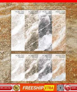 Gạch 30x60 Eurotile Hoa Đá HOD-G04 Granite mờ - matt