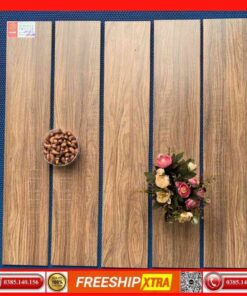 Gạch 15x80 Prime 20053 vân gỗ nâu