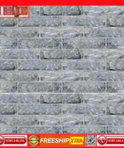 Gạch ốp 20x60 Prime 18106 đá ghép trang trí màu xám