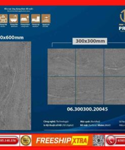 Gạch 30x30 Prime 20045 đá mờ màu xám