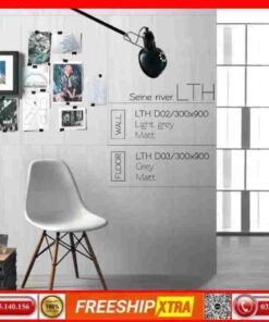 Gạch 30x90 Eurotile Lưu Thuỷ LTH-D03 Đá Granite xám mờ-matt