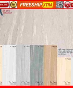 Gạch 30x90 Eurotile Lưu Thuỷ LTH-D05 Đá Granite kem mờ