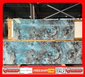 Đá nung kết Amazonite-xanh - Vinceramic